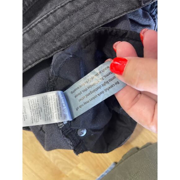 PACSUN black jeans women's 26 the MOM JEAN in a distressed style trendy - Picture 11 of 16